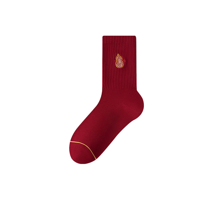 Chaussettes brodées du Nouvel An (5 paires) - image 12