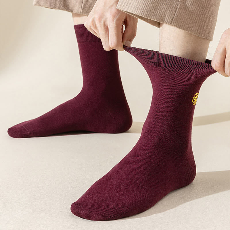 Chaussettes porte-bonheur Wine (6 paires) - image 7