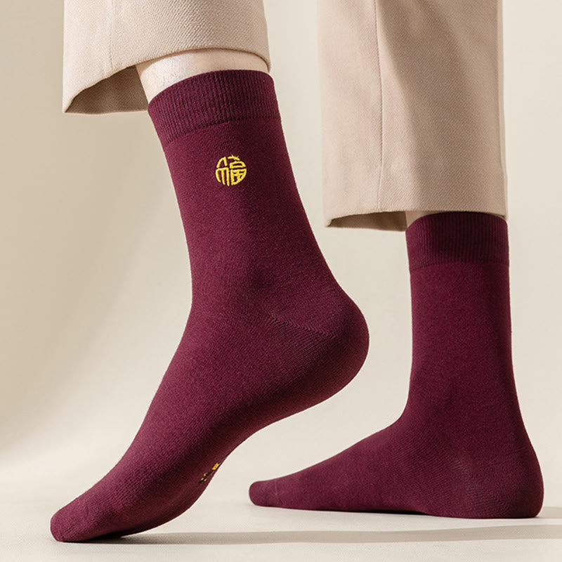 Chaussettes porte-bonheur Wine (6 paires) - image 3