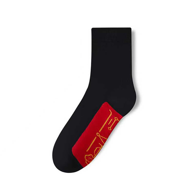 Chaussettes à revers élastique (5 paires) - image 10