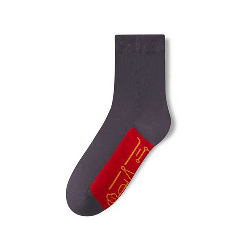 Chaussettes à revers élastique (5 paires) - image 13