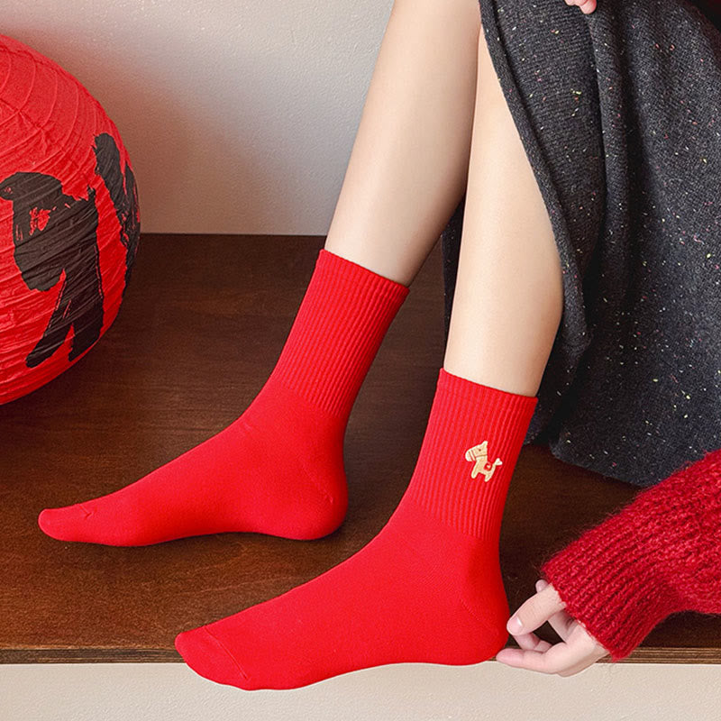 Chaussettes Lucky Horse Quarter (5 paires) - image 3