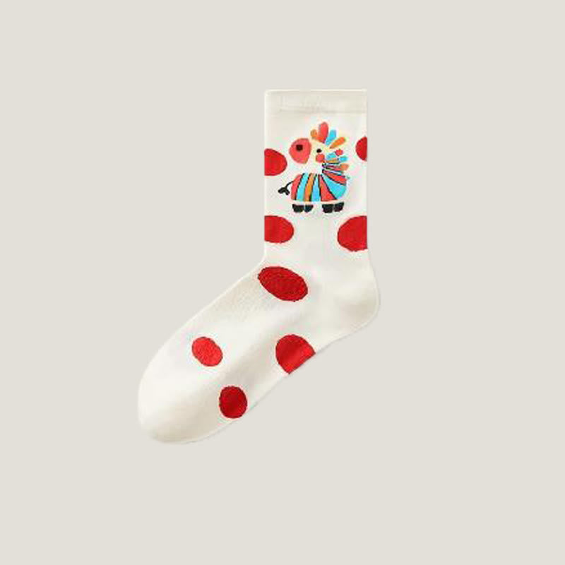Chaussettes Rainbow Horse Quarter (6 paires) - image 13