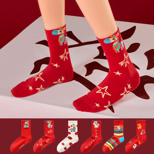 Chaussettes Rainbow Horse Quarter (6 paires) - image 0
