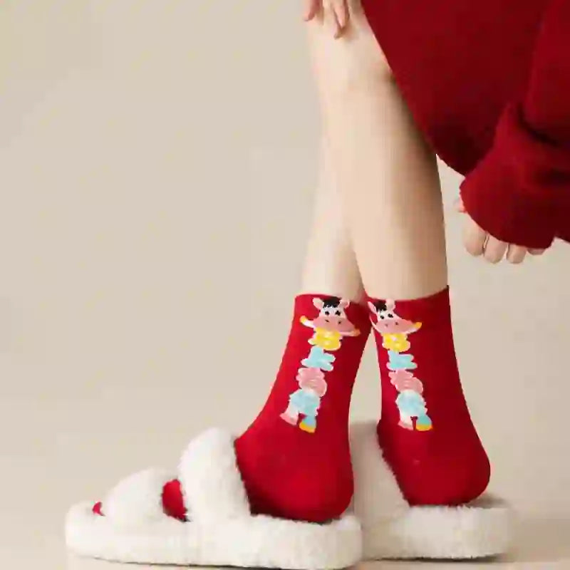 Chaussettes de 5 paires « Meilleurs vœux pour la nouvelle année » (5 paires) - image 8
