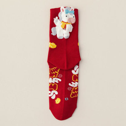 Chaussettes de 5 paires « Meilleurs vœux pour la nouvelle année » (5 paires) - image 19
