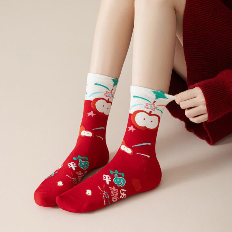 Chaussettes de 5 paires « Meilleurs vœux pour la nouvelle année » (5 paires) - image 1