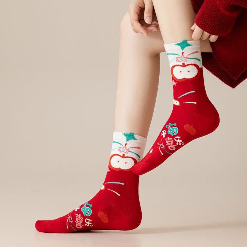Chaussettes de 5 paires « Meilleurs vœux pour la nouvelle année » (5 paires) - image 4