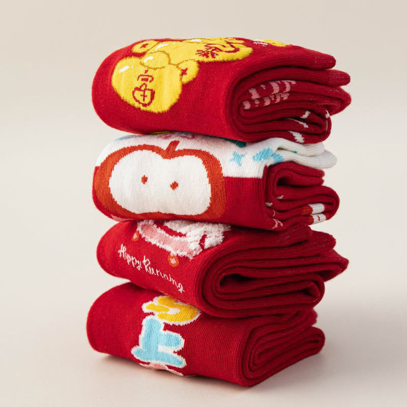 Chaussettes de 5 paires « Meilleurs vœux pour la nouvelle année » (5 paires) - image 14