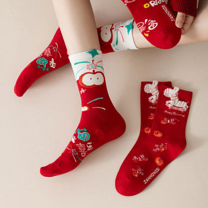 Chaussettes de 5 paires « Meilleurs vœux pour la nouvelle année » (5 paires) - image 6