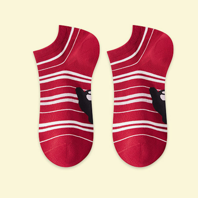 Chaussettes rouges festives (5 paires) - image 13