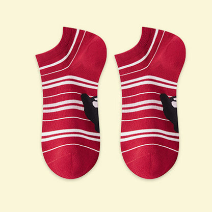 Chaussettes rouges festives (5 paires) - image 13