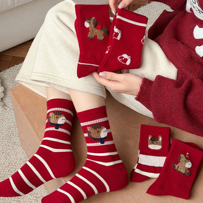 Chaussettes à motifs de poneys (5 paires) - image 4