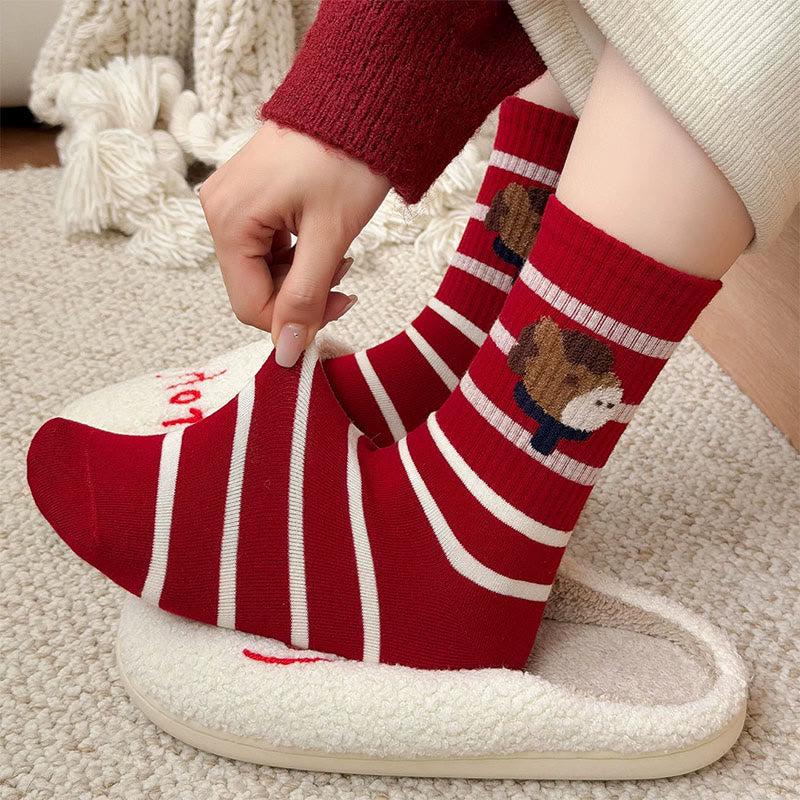 Chaussettes à motifs de poneys (5 paires) - image 1