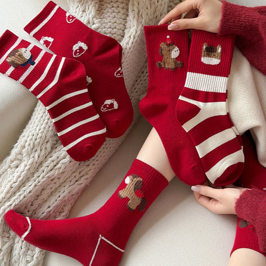 Chaussettes à motifs de poneys (5 paires) - image 0