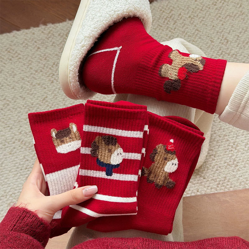 Chaussettes à motifs de poneys (5 paires) - image 9