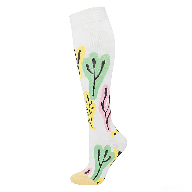 Chaussettes de compression graffiti (4 paires) - Blanc - EU40-44 (US7-10) - image 3