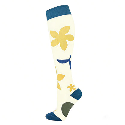 Chaussettes de compression graffiti (4 paires) - Abricot - EU40-44 (US7-10) - image 2