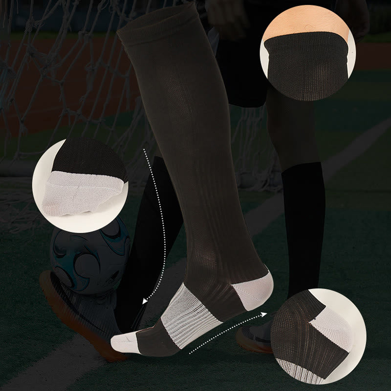 Chaussettes de compression à rayures verticales pour le sport (3 paires) - image 7