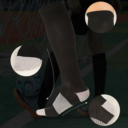 Chaussettes de compression à rayures verticales pour le sport (3 paires) - image 7