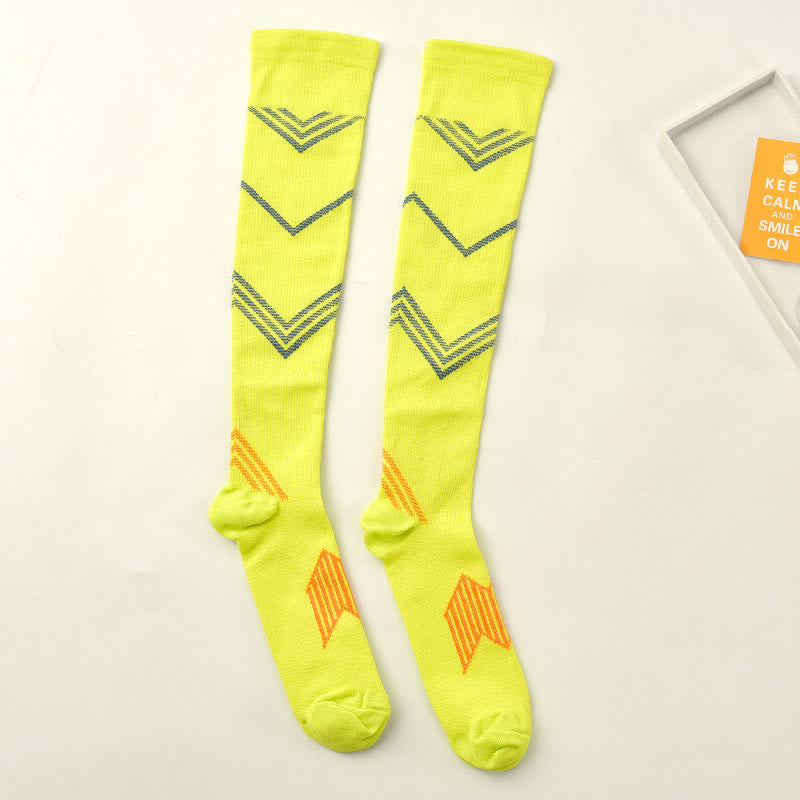 Chaussettes de compression sport (5 paires) - Vert - S/M - image 8