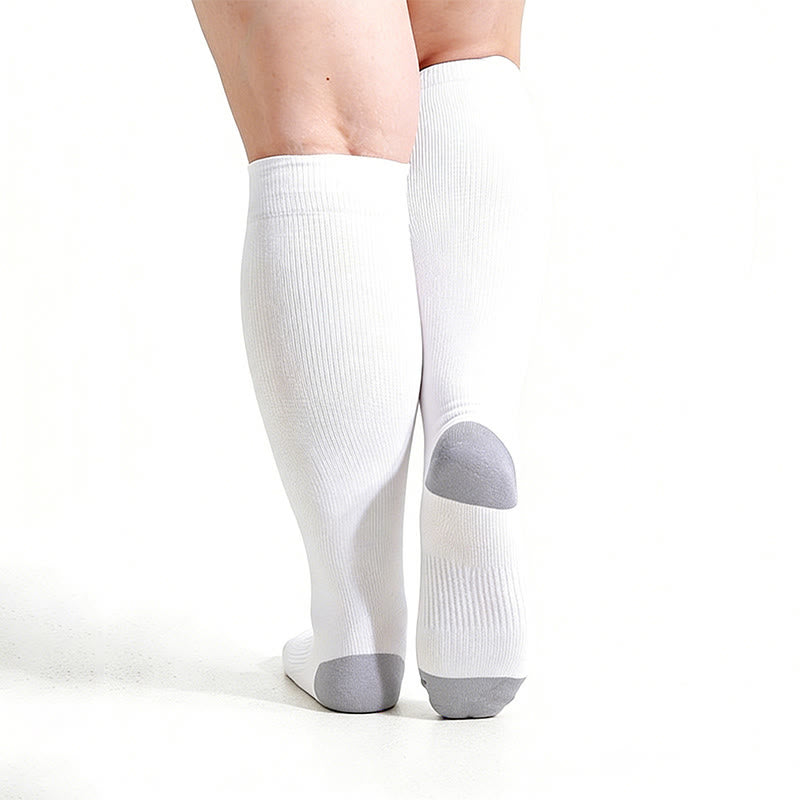 Chaussettes de compression en fibre de bambou douce grande taille - image 19