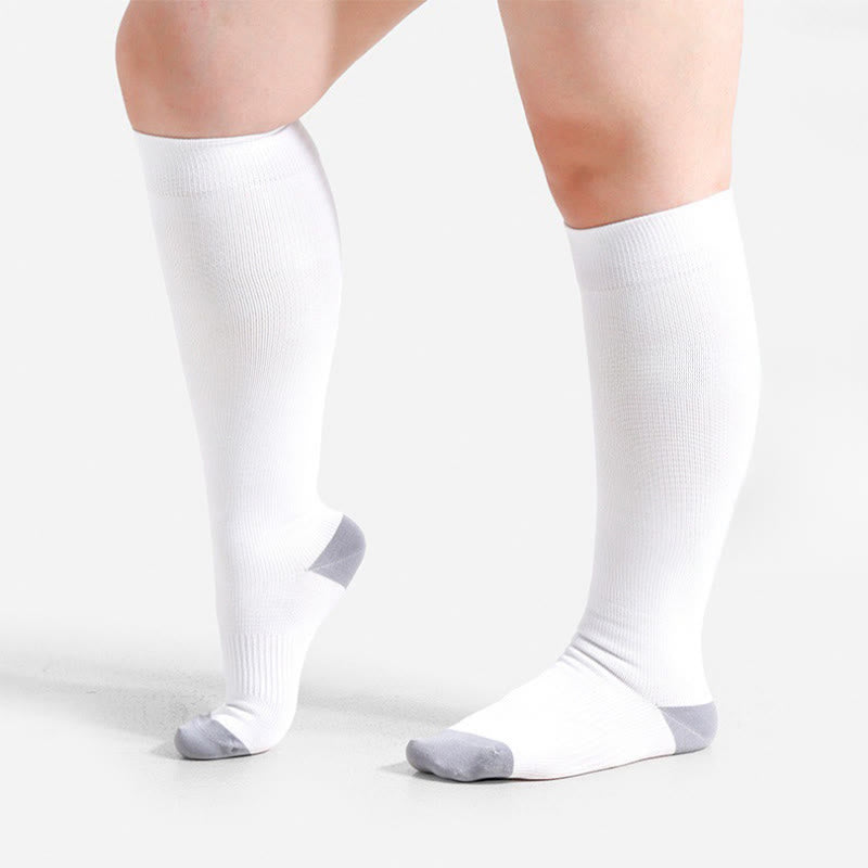 Chaussettes de compression en fibre de bambou douce grande taille - image 20