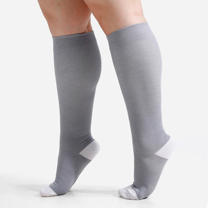 Chaussettes de compression en fibre de bambou douce grande taille - image 10
