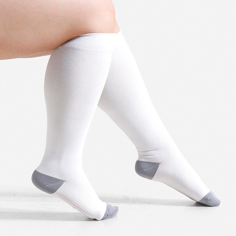 Chaussettes de compression en fibre de bambou douce grande taille - image 18