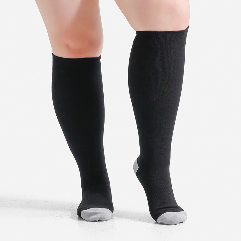 Chaussettes de compression en fibre de bambou douce grande taille - image 6