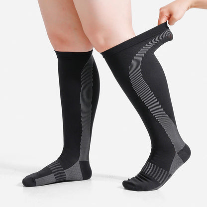 Chaussettes de compression résistantes et confortables pour grandes tailles - image 1
