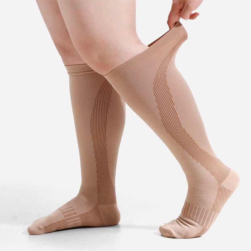 Chaussettes de compression résistantes et confortables pour grandes tailles - image 12