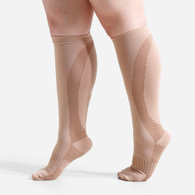 Chaussettes de compression résistantes et confortables pour grandes tailles - image 13