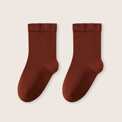 Chaussettes de nuit larges en coton (3 paires) - Vin - EU36-40(US3-7) - image 16