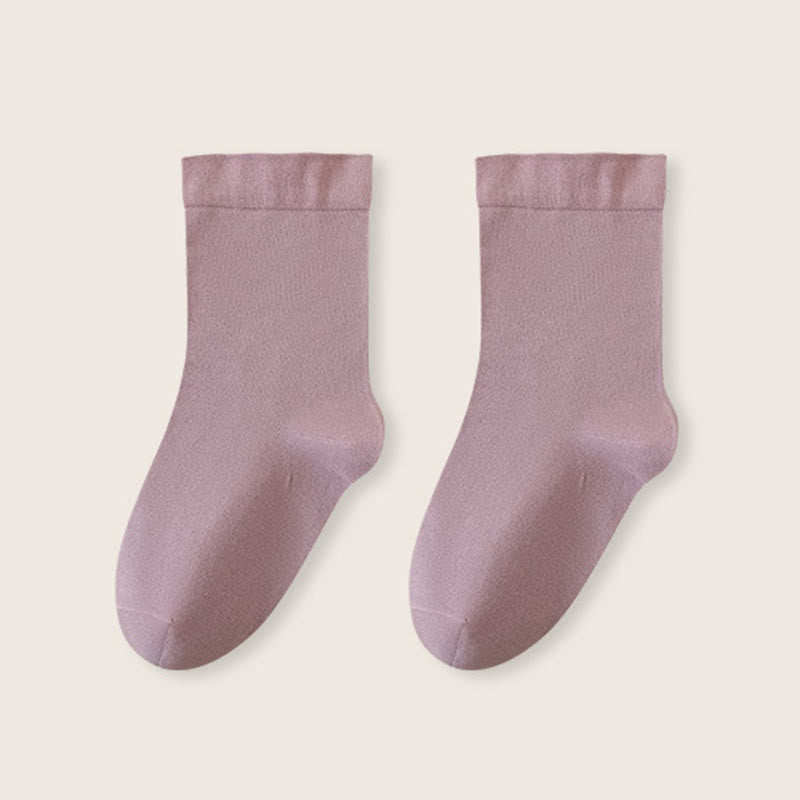 Chaussettes de nuit larges en coton (3 paires) - Violet - EU36-40(US3-7) - image 17