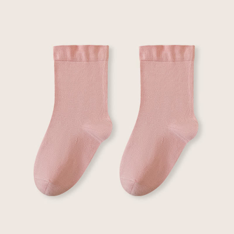 Chaussettes de nuit larges en coton (3 paires) - Rose - EU36-40(US3-7) - image 15
