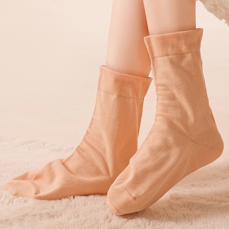 Chaussettes de nuit larges en coton (3 paires) - image 7