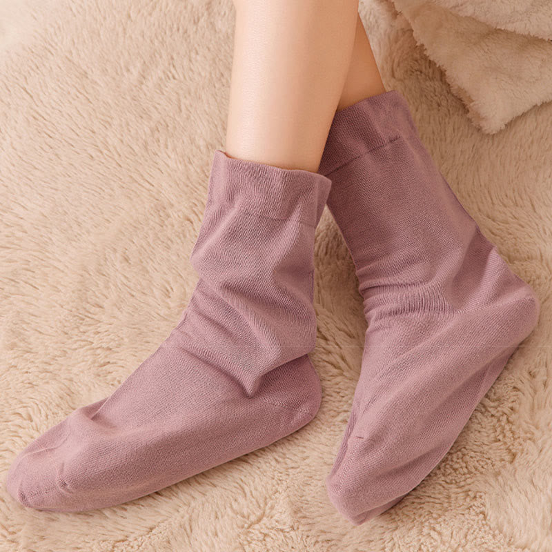 Chaussettes de nuit larges en coton (3 paires) - image 11