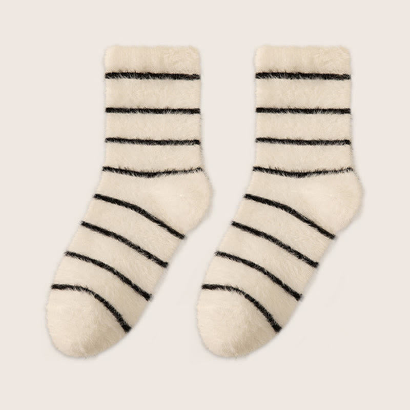 Chaussettes de nuit thermiques double polaire (3 paires) - Blanc - EU36-40(US3-7) - image 11
