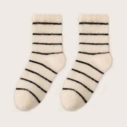 Chaussettes de nuit thermiques double polaire (3 paires) - Blanc - EU36-40(US3-7) - image 11
