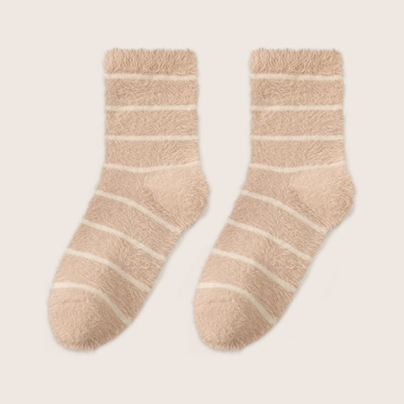 Chaussettes de nuit thermiques double polaire (3 paires) - Abricot - EU36-40(US3-7) - image 10