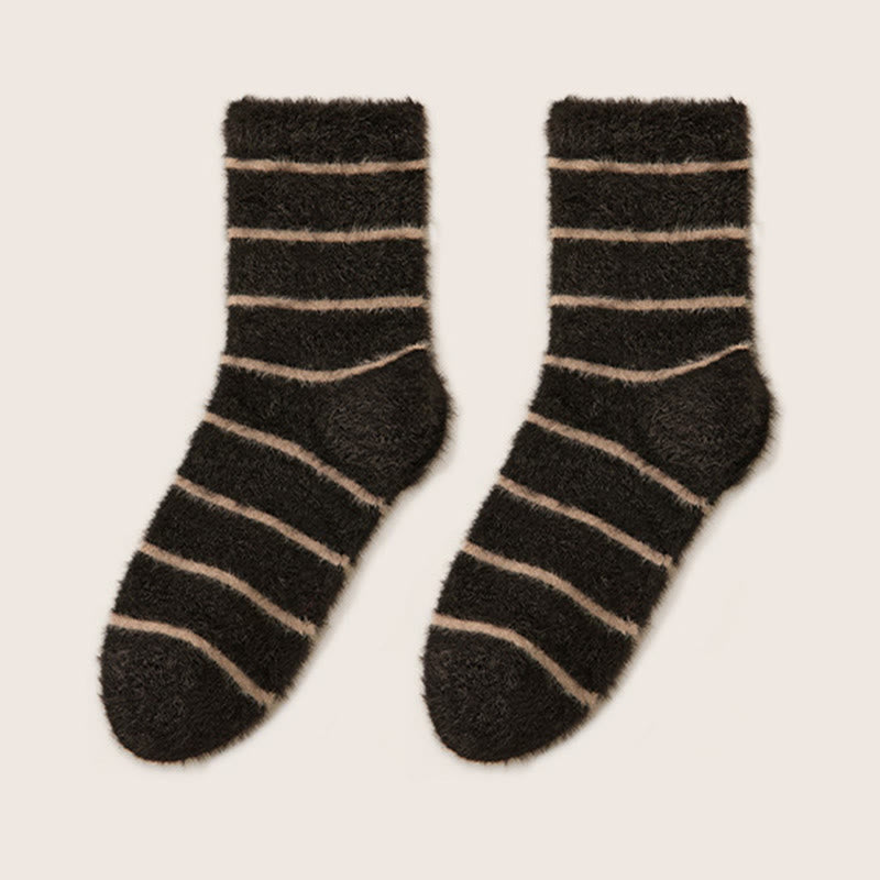 Chaussettes de nuit thermiques double polaire (3 paires) - Noir - EU36-40(US3-7) - image 14
