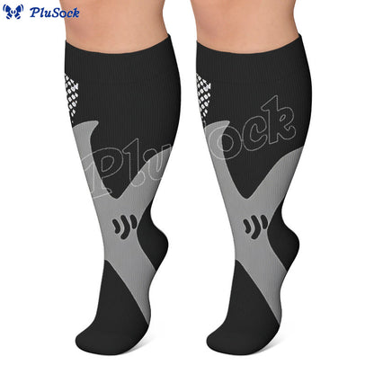 Chaussettes de compression sportives grandes tailles pour mollets larges, tailles 2XL à 7XL (3 paires) - image 7