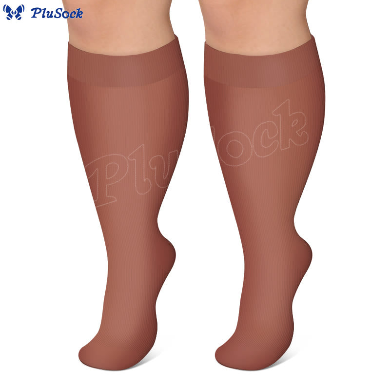 Chaussettes de compression mollet large grande taille (3 paires) - image 6