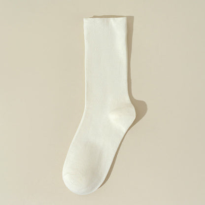 Chaussettes de nuit en coton doux pour la peau (8 paires) - Beige - EU36-40(US3-7) - image 8