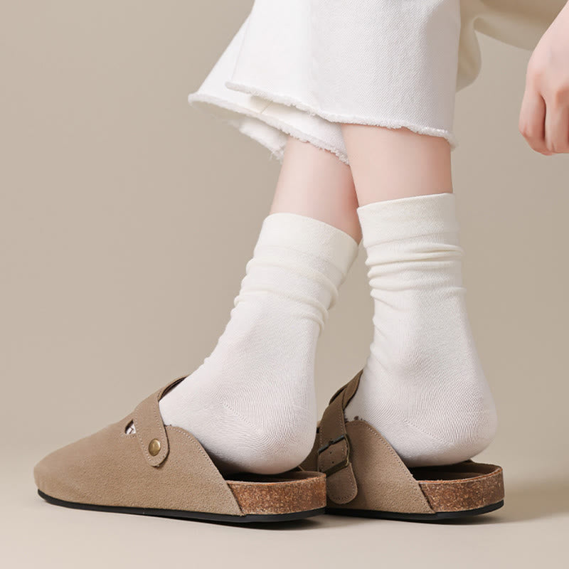 Chaussettes de nuit en coton doux pour la peau (8 paires) - image 4