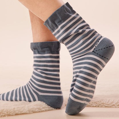 Chaussettes de nuit en laine à rayures (2 paires) - image 9