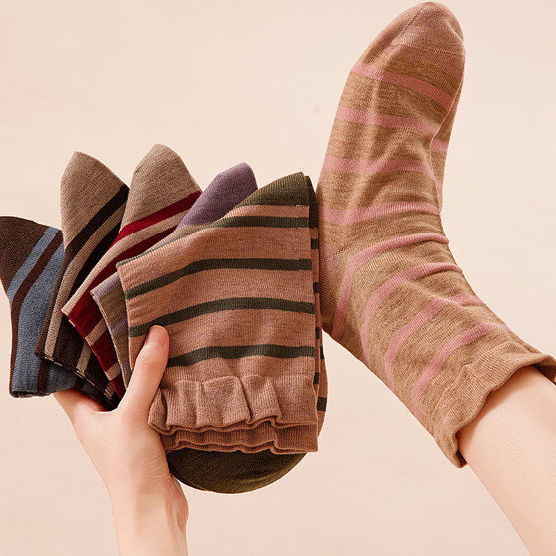 Chaussettes de nuit à rayures classiques (2 paires) - image 11