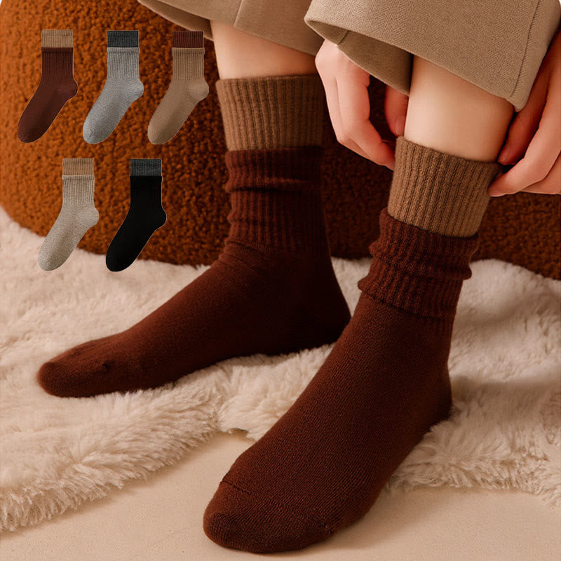 Chaussettes de nuit à bord élastique (2 paires) - image 0