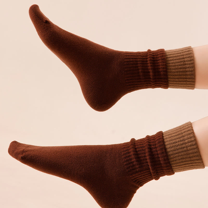 Chaussettes de nuit à bord élastique (2 paires) - image 2